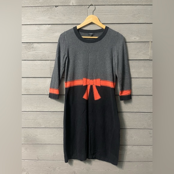 Dresses & Skirts - Hobbs London Cashmere Silk Cotton Blend long Sleeve Bodycon Dress Sz 8 (US)